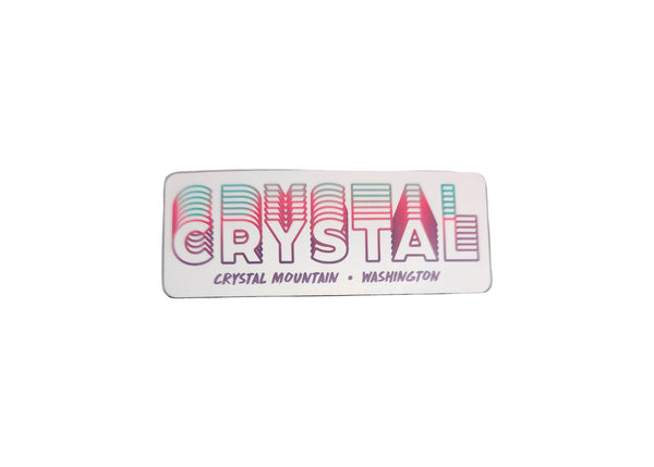 Crystal Mtn - Sloth Fun Sticker 5 pack