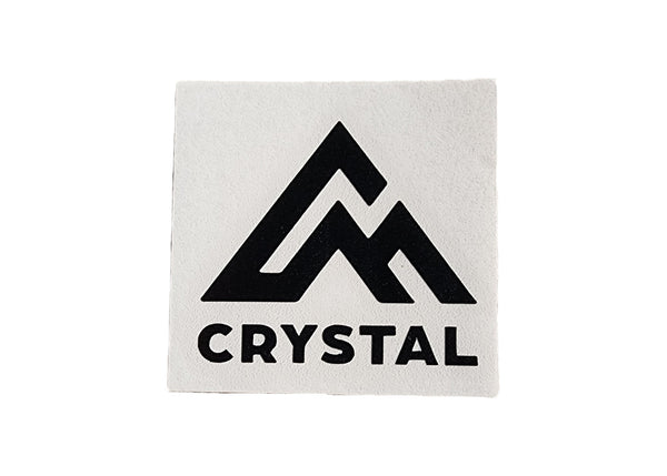 Crystal Mtn- 4in Die cut Sticker- Black