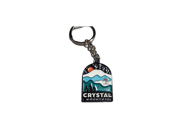 Crystal Mtn - Night Ski Key ring