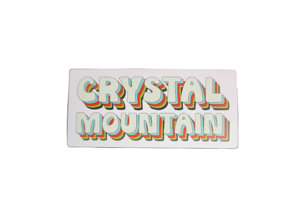 Crystal Mtn - Yeti Meets Bear Sticker 5 pack