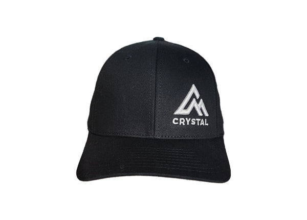 Crystal Mtn Adult- Embroider Logo Hat- Black