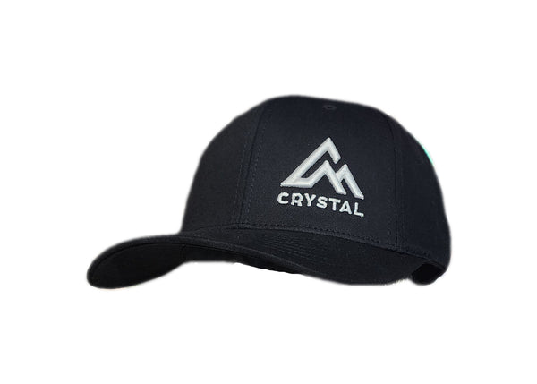 Crystal Mtn Adult- Embroider Logo Hat- Black