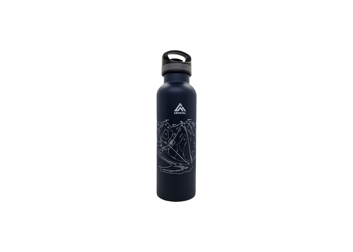 Crystal Mtn Trail Map Waterbottle – Right Angle Sports