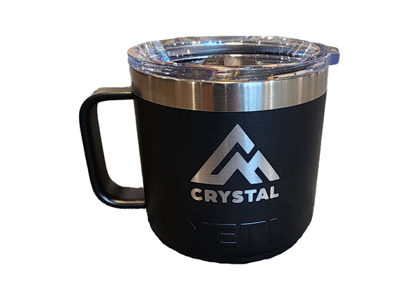 Crystal Mtn Yeti 14oz Ram Mug- Black