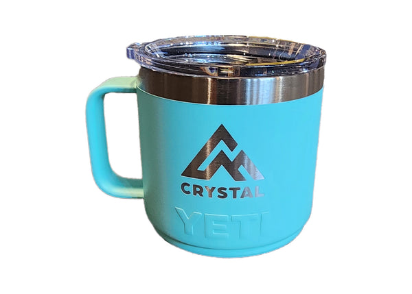 Crystal Mtn Yeti 14oz Ram Mug- Seafoam