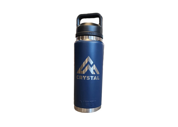 Crystal Mtn Yeti- 26oz Rambler Bottle- Navy