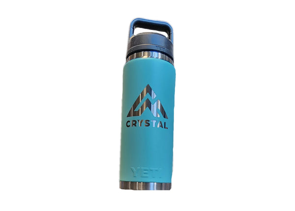 Crystal Mtn Yeti- 26oz Rambler Bottle- Seafoam